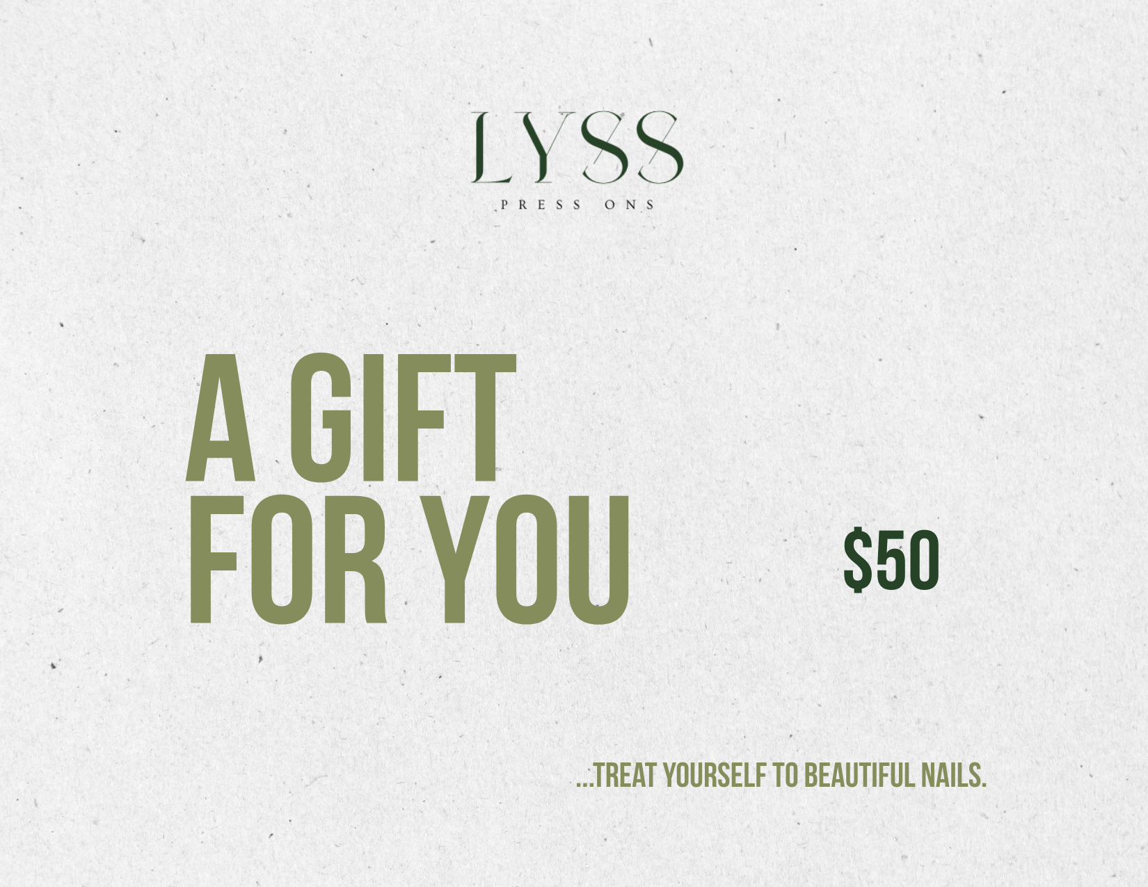 Lyss PressOns Gift Card